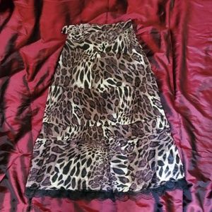 Leopard Long Skirt